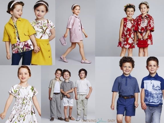 Dolce & Gabanna SS14 children's collection