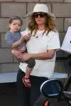 Drew Barrymore has lunch with her daughter Olive Kopelman