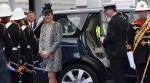 Duchess of Cambridge, Catherine Middleton arrives at Christening of Royal Princess