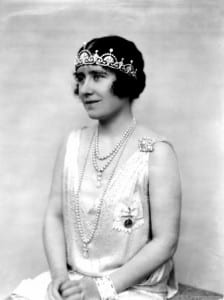 Duchess of York, wearing the Lotus Flower Tiara in 1927
