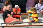 Elijah and Zachary Furnish-John on a yacht in St
