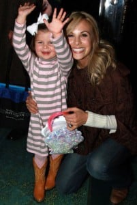 Elisabeth Hasselbeck with daughter Grace at Little Mermaid