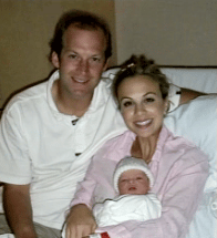 Elisabeth and Tim Hasselbeck with son Taylor Thomas