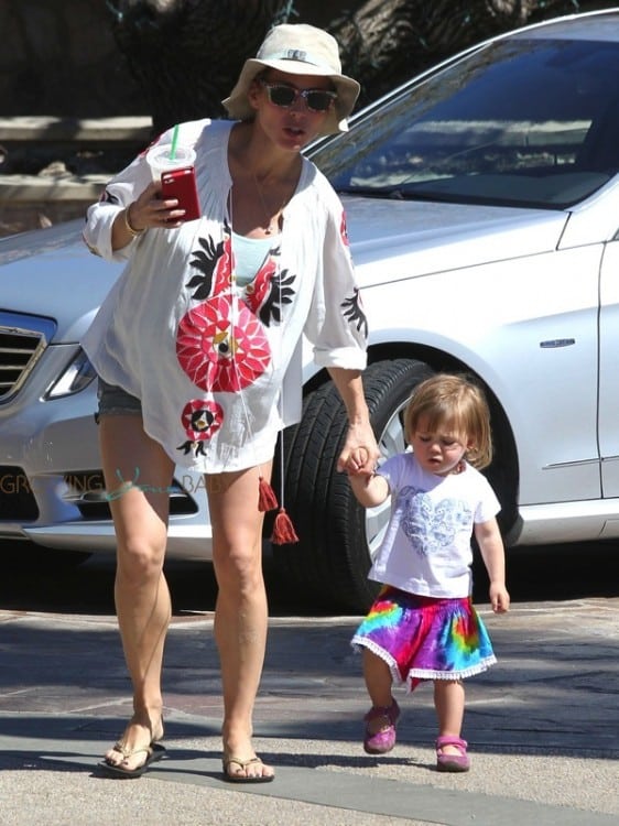 Elsa Pataky with daughter India in Malibu