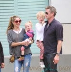 Rebecca Gayheart and Eric Dane take their daughters out for breakfast in Los Angeles