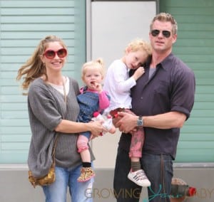 Rebecca Gayheart and Eric Dane take their daughters out for breakfast in Los Angeles
