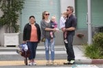 Rebecca Gayheart out with Eric Dane and both kids for breakfast in Los Angeles