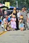 Eric Dane and Rebecca Gayheart meet up with Rachel Zoe at the market