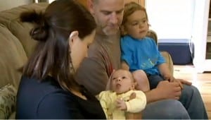 Erica Bovino and Paul Sulzicki with their kids Stella and Jack