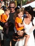 Erin and Ian Ziering with daughters Penna & Mia at Mr