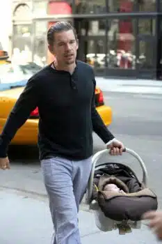 Ethan Out With baby Clementine