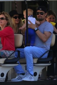 Fergie & Josh Duhamel with son Axl at the LA Zoo