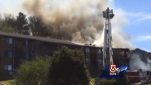 Fire blazes through Christina Simoes Apartment building