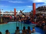 Freedom of the Seas - bellyflop contest