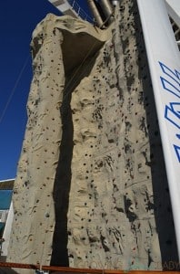 Freedom of the Seas - rock climbing wall