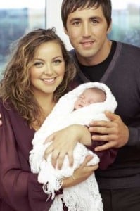 Gavin Henson & Charlotte Church with baby Ruby