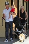 Gavin Rossdale out in LA with son Apollo and wife Gwen Stefani