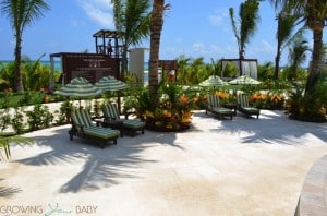 Generations Riviera Maya - kids loungers by the pool