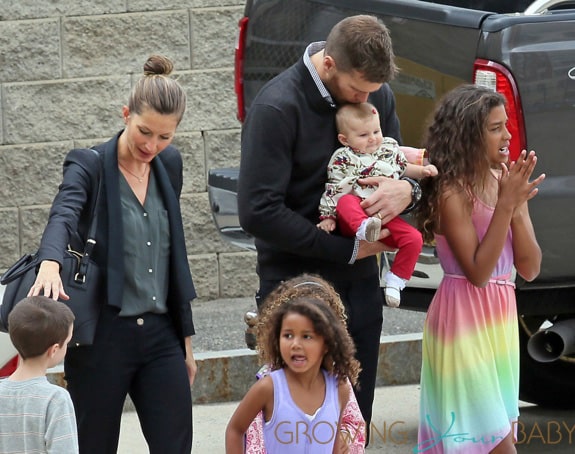 Gisele Bundchen, Tom Brady and family attend Tom's sister's college graduation in Boston