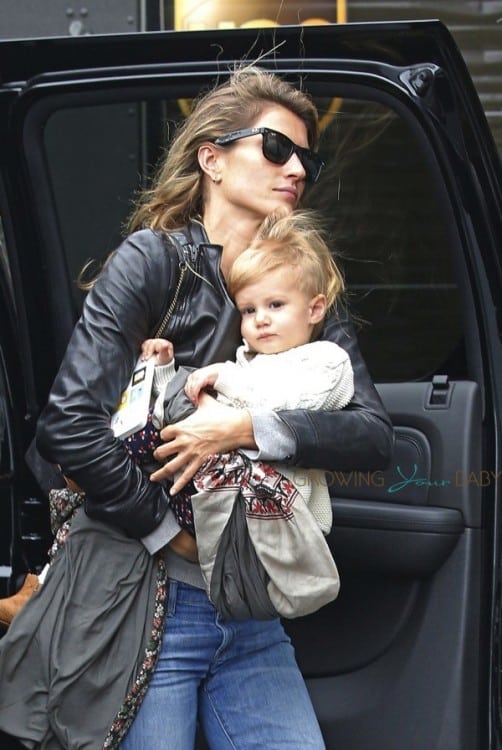 Gisele Bundchen and daughter Vivian Brady at Chanel photoshoot