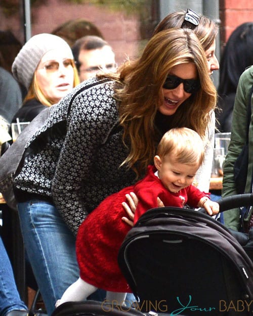 Gisele Bundchen out in NYC with daughter Vivian