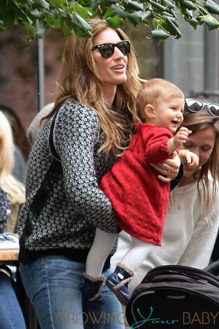 Gisele Bundchen out in New York City with daughter Vivian