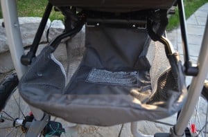 Graco FastAction Fold Jogger Click Connect Stroller - shopping basket