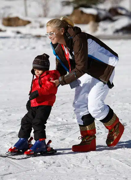 Gwen Stefani with Kingston at the 17th Annual Deer Valley Celebrity Skifest