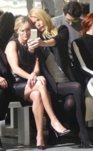 Gwyneth Paltrow and Reese Witherspoon front row at Boss Woman FW14