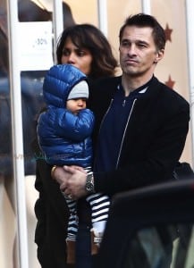 Halle Berry and Olivier Martinez with son Maceo in Paris