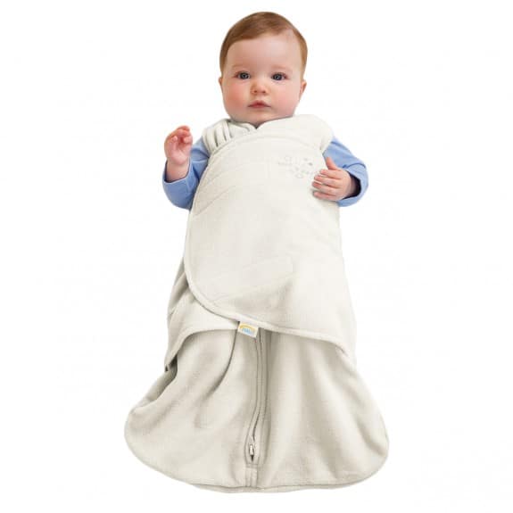 Halo Innovations Sleep Sack Swaddle Micro Fleece Cream