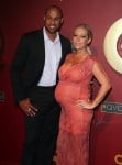 Hank Baskett and Kendra Wilkinson attend 5th Annual QVC Red Carpet Style