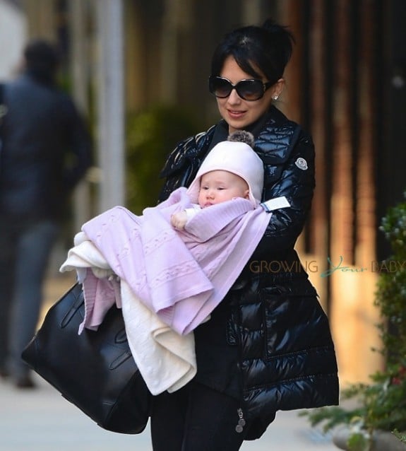 Hilaria Baldwin with daughter Carmen