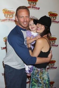 Ian Erin Ziering with daughter Mia at Disney Junior Live On Tour!