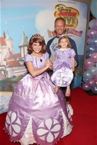 Ian Ziering with daughter Mia at Disney Junior Live On Tour!