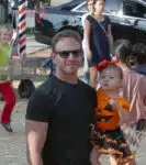 Ian Ziering with daughter Penna at Mr
