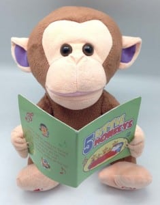 Image of recalled Giggles International Animated Sing-Along Monkey toy