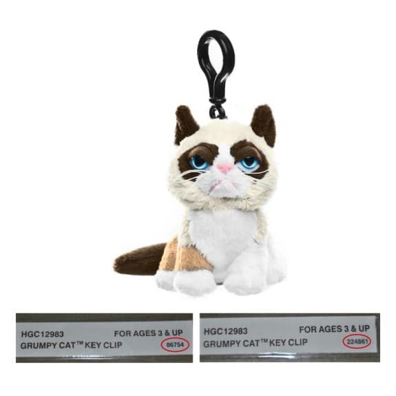 Image of recalled Grumpy Cat Key Clip 2