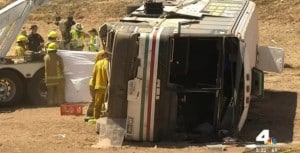 Image of scene - bus accident