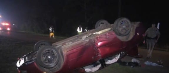 Infant Abandoned In Middle of Road After Horrific Rollover Accident