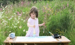 Iris Halmshaw - painting garden studio