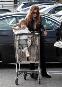 Isla Fisher and daughter Olive shop at Whole Foods in West Hollywood