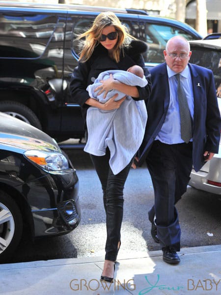 Ivanka Trump out for the first time with her newborn son in NYC