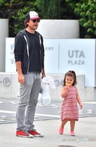 Jason Bateman out in LA with his daughter Maple