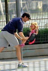 Jason Hoppy Takes Daughter Bryn To The Park