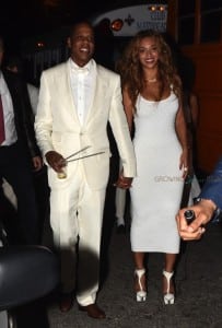 Jay Z and Beyonce after sister Solange's wedding