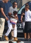 Jay-z with daughter Blue Ivy on vacation in France