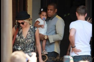 Beyonce, Jay Z and baby Blue Ivy spotted in Toronto