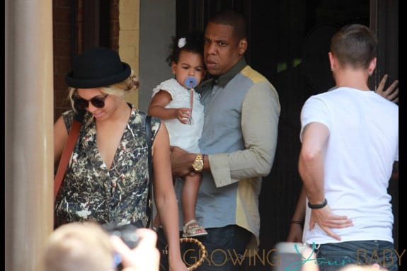 Beyonce, Jay Z and baby Blue Ivy spotted in Toronto