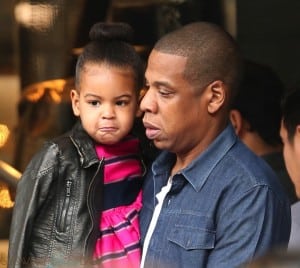 Jayz And Blue Ivy Carter out shopping in LA